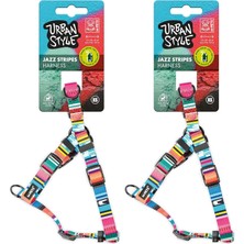 Belirtilmemiş M-Pets Jazz Stripes Göğüs Tasması Xs (2 Paketi)