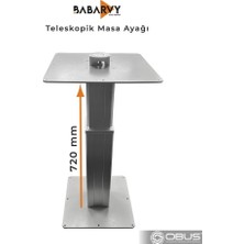 Universal OBUS KARAVAN MASA AYAĞI TELESKOBİK MASA AYAĞI 720MM BABARVY