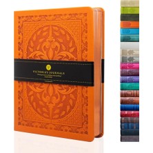 Belirtilmemiş Victoria's Journals Günlük, Suni Deri, Vintage, Sert Kapak, Çizgili Not Defteri, Eski Seyahat