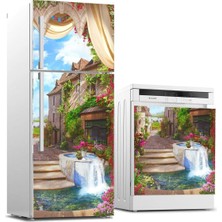 Belirtilmemiş Buzdolabı Bulaşık Makinası Beyaz Eşya Sticker Kaplama Italya Eski Ev