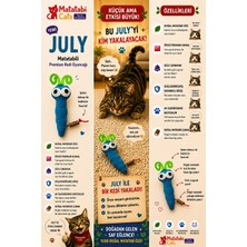 Matatabi Cats  July (Çıngıraklı,matatabi Kuyruklu,matatabili Kedi Oyuncağı)