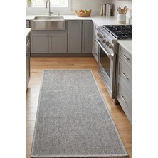 Halı Special Corridor Antrasit Yolluk 80X150 cm | %100 Pamuk,yıkanabilir,mutfak,banyo,yatak Odası