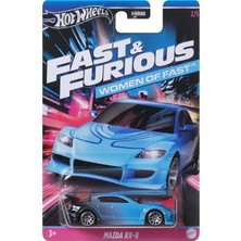 Belirtilmemiş Mazda Rx-8 Araba - Fast And Frious Kadınlar - Model Döküm Ölçeği 1:64 - Uzunluk 7 Cm, Hr