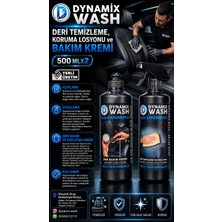 Dynamix Wash 2'li Set Deri Temizleme, Koruma ve Bakım Kremi 500 ml