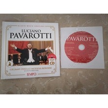 Plakperest Lucıano Pavarottı - Grammy Ödüllü Modena Konseri - 2011 Türkiye Basım Basım CD  Albüm + Kitap