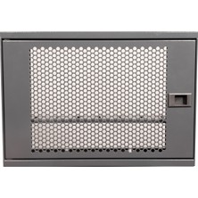 Alfafonet Ziglat 400 Serisi WiFi Box Duvar Tipi WiFi ve Modem Kutusu 400x120x280 mm Antrasit Gri | Siyah Temperli Cam Kapak | Montajlı