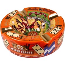 Belirtilmemiş Arturo Fuente Casa Cuba Puro Küllüğü Hand Made Seramik Turuncu 4lü Kül Tablası