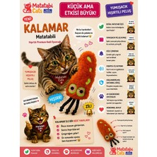 Matatabi Cats Kalamar Hışırtılı Çıngıraklı Pelüş Oyuncak Uzun Ömürlü Etkileşimli Oyun