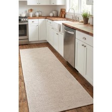 Halı Special Corridor Krem Yolluk 80X150 cm | %100 Pamuk,yıkanabilir,mutfak,banyo,yatak Odası