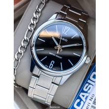 Casio Marka Çelik Kordon, Gümüş Renk  Erkek Kol Saatleri + Bileklik