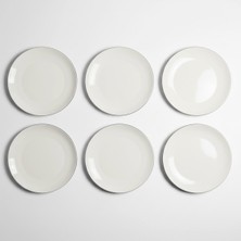 Qua Home Elias Platin 6'lı Pasta Tabağı 19 cm