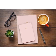 Mikasso Notebook 2'li Pembe Defter Seti Pastel Notebook Karton Düz Çizgisiz Orta Boy Turuncu Konsept Defterl
