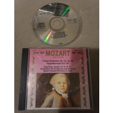 Plakperest Mozart - Frühe Sinfonien Nr. 16,18,22, Fagottkonzert Kv 191  - 1989 Almanya  Basım - CD Album