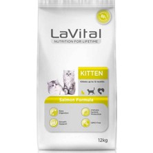 LaVital Kitten Somonlu Yavru Kedi Maması 12 Kg