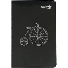 Mikasso Mynote Black Sırtı Açık 9X14 112YP Siyah Yaprak Çizgisiz - Granbi Bisiklet Karton Çizgisiz Belirtilm