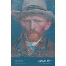 Mikasso Gıpta Art Master Tel Dikişli Lx Karton Kapak 17X24 cm 60 Yaprak Kareli Defter Karton Düz Kareli Orta
