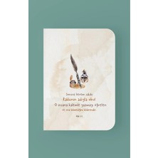 Mikasso Sonsuz Kerem Sahibi Rabbinin Adıyla Oku! Mini Defter - A6 Çizgili Karton Düz Çizgili Küçük Boy Çok R