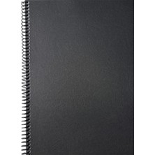 Mikasso A4 Spiralli Desenli Karton Kapaklı 80 Yaprak Çizgili Defter 1 Adet Karton Spiralli Çizgili Orta Boy