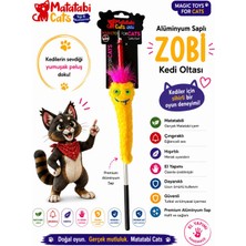 Matatabi Cats Zobi Al. Saplı Kedi Oltası(Matatabi,çıngırak,özel Hışırtı Içerir.özel Pelüş Kumaş)