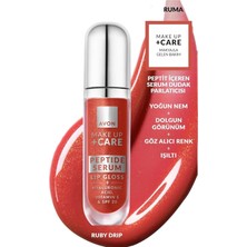 Belirtilmemiş Avon Make Up + Care Peptit Içeren Gloss Dudak Parlatıcısı, Ruby Drip, Hyalüronik Asit Vita