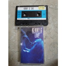 Plakperest Kenny G - Lıve  - 1989 Türkiye Basım Kaset Albüm - Kağıtlı Basım