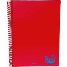 Mikasso Foxy Pp Kapak 120 Yaprak 3+1 Ayraçlı Spiralli Hafif Defter 20X28 Sert Spiralli Kareli 120 Yaprak Büy