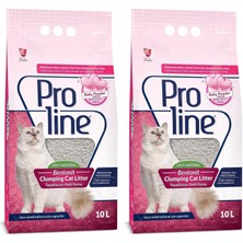 Belirtilmemiş Proline Renkli Kokulu Bentonit Kumu, 10 L (2 Paketi)
