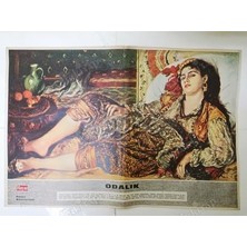 Plakperest Renoır-Odalık Tablo Poster 34X50 cm Boyutlarında