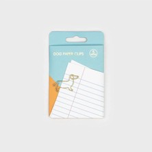 Mikasso Dog Paper Clıps Set Of 5 Köpek Ataç 5 Li Set Düz Altın