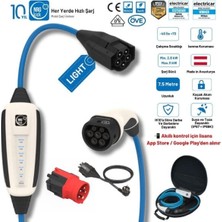 NRGkick Standart Plus 16A Light 11KW 7.5m Monofaze & Trifaze Ev Prizli Ac Mobil Şarj (Wallbox)