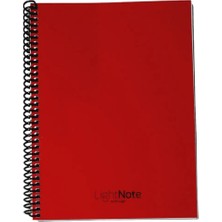 Mikasso 16X22 cm Çizgisiz 60 Yaprak Telli Plastik Kapak Hafif Defter Light Book Krem Renk Kağıt Yumuşak Spir