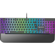 Belirtilmemiş Gamepower Suki Mekanik Switch Puding Keycaps Türkçe Q 104 Tuş USB Klavye