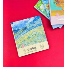 Mikasso Van Gogh Tasarımlı Defter BM-1208 Sert Düz Orta Boy Çok Renkli Okul Defterleri Belirtilmemiş A5 Beli