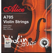 Alice A705 Chrome Keman Takım Tel (Orijinal Üründür)