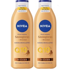 Belirtilmemiş Nivea Q10 Sıkılaştırıcı Bronzlaştırıcı Vücut Losyonu 250ML, Kademeli Bronzluk, X2 Adet, Nemlendi
