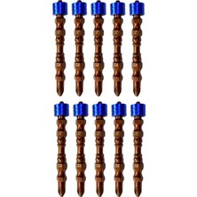 Belirtilmemiş 10 Adet Mıknatıslı Bits Uç Ph2 65 mm Renkli Vida Tutucu Sökme Yıldız Matkap Vidalama Ucu S2 Çeliği