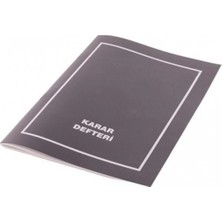 Mikasso Matbuu Defter Karar 40YP PLS.KAPAK(116) Sert Düz Kareli Orta Boy Çok Renkli Fihristler A5 360 Yaprak