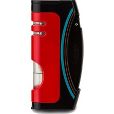 Lubinski Eclipse Tek Torch Delicili Puro Çakmağı Kırmızı-Siyah LB-202