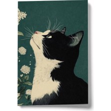 Mikasso Bi’ Kedi Gördüm Sanki A6 Çizgili Mini Defter Not Defteri Karton Düz Çizgili Küçük Boy Çok Renkli Not