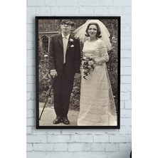 Belirtilmemiş Postermanya (PSTER13383) Stephen Hawking Bilimsel Çerçeveli Tablo (40X50CM)