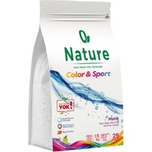 Hes Nature Renkliler ve Spor Kıyafetler/ Toz Çamaşır Deterjanı 1.5 kg