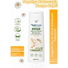 Baby Icon Doğal Vegan Papatyalı Saç ve Vücut Şampuanı