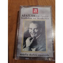 Plakperest Atatürk’ün Sevdiği Şarkılar ve Türküler  -  Türkiye Basım Kaset Albüm - Açılmamış Ambalajında