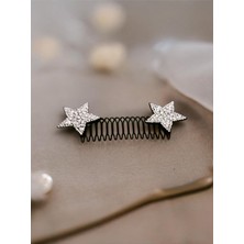 Belirtilmemiş Kadın Yıldız Model Metal Saç Tokası, Tek Ebat, TYC04CA5FDDB4E2041, Gümüş