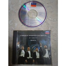Plakperest Carreras/domıngo/pavarottı In Concert - 1990 Roma Konseri- 1990 Almanya Basım CD  Albüm
