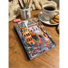 Mikasso Not Defteri, Defter ,kareli Okul Defteri, Sert Kapak, Spiralli, 80 Yp Sert Spiralli Kareli Orta Boy
