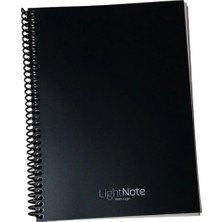 Mikasso 16X22 cm Çizgisiz 60 Yaprak Telli Plastik Kapak Hafif Defter Light Book Krem Renk Kağıt Yumuşak Spir