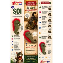 Matatabi Cats Soi Sesli, Tüylü Peluş Kedi Oyuncağı Matatabi Içerikli (Kedi Nanesi/otu Içermez)