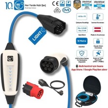 NRGkick Standart Plus 16A Light 11KW 10M Monofaze & Trifaze Ev Prizli Ac Mobil Şarj (Wallbox)