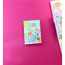Mikasso Capybara Temalı Mini Oyun Kapaklı Defter Sert Düz Orta Boy Çok Renkli Okul Defterleri Belirtilmemiş